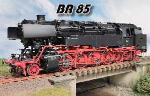 Dampflok BR 85 010 DB 3a BD Karlsruhe Bw Freiburg NEM - Spur 01 MBW 85010.0 Spur 0
